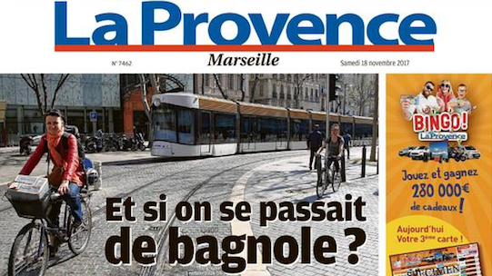 « La Provence » du 18 novembre 2017